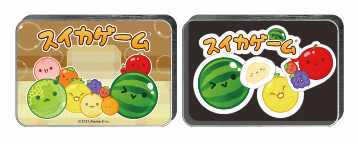 スイカゲーム® マルチ缶(吸着ステッカー入り)B