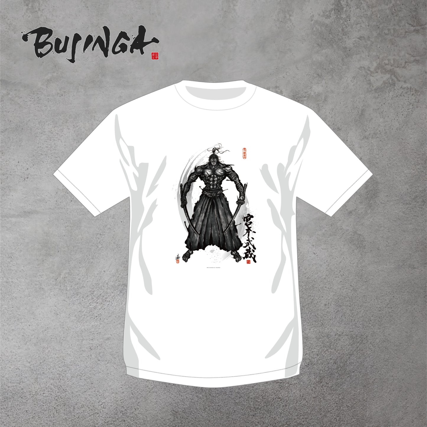 【BUJINGA】Tシャツ ベーシックver 『宮本武蔵』