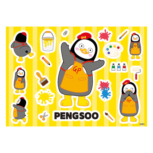 PENGSOO A4ステッカー - A