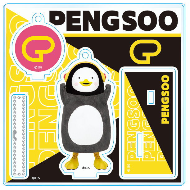 PENGSOO アクリルキーホルダースタンドM(ポートレート ver.)-A