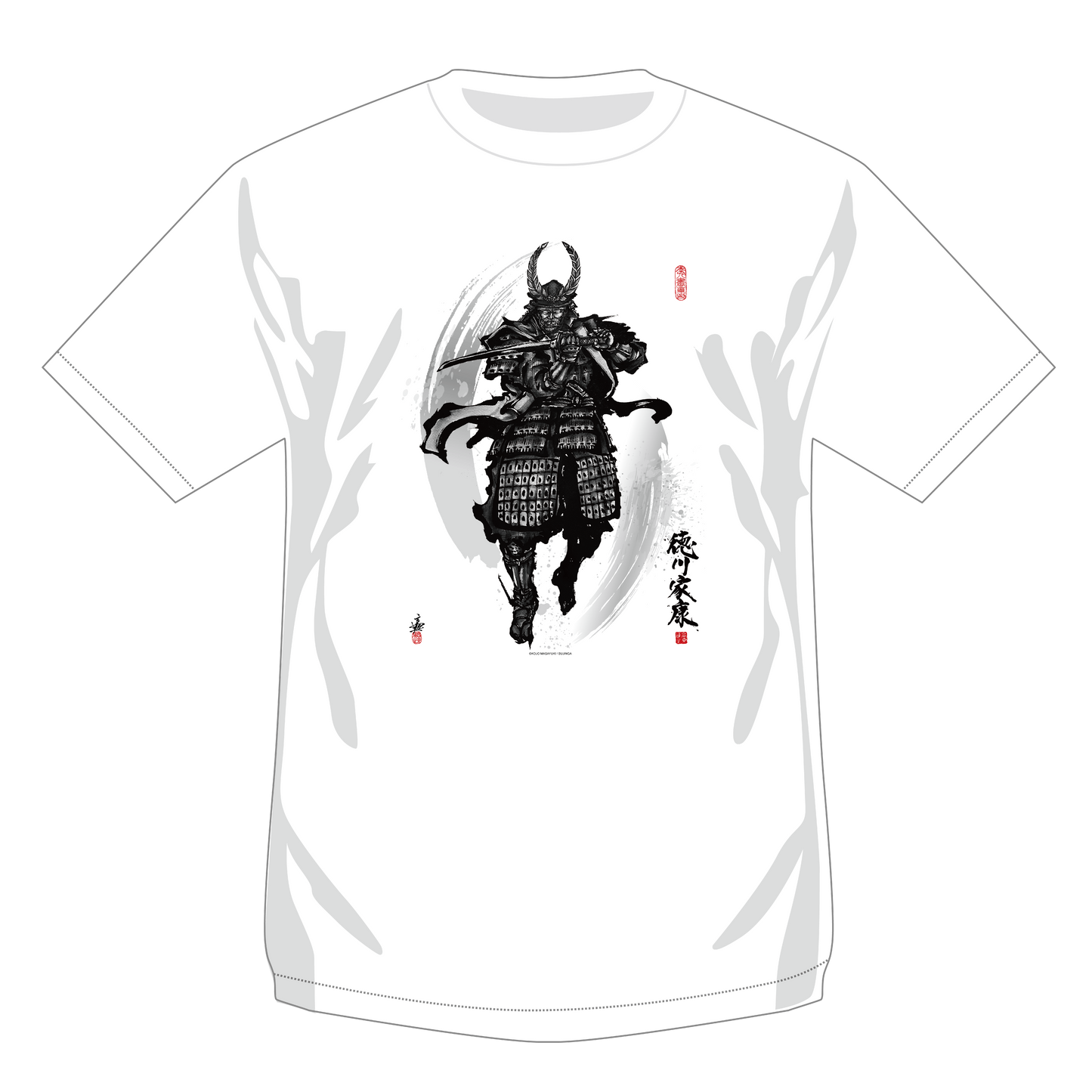 【BUJINGA】Tシャツ ベーシックver 『徳川家康』