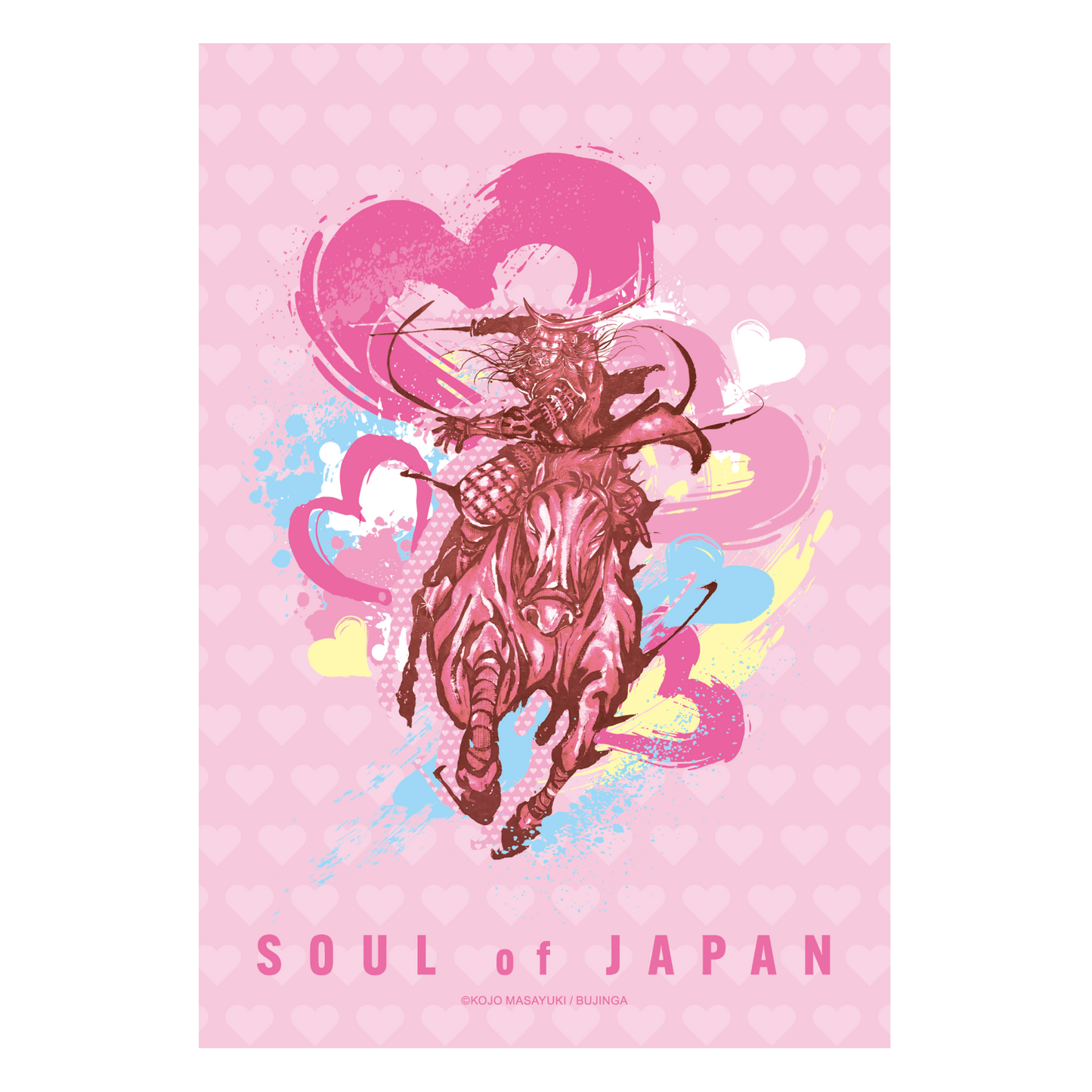 【BUJINGA】ポストカード コラボver(ハート)