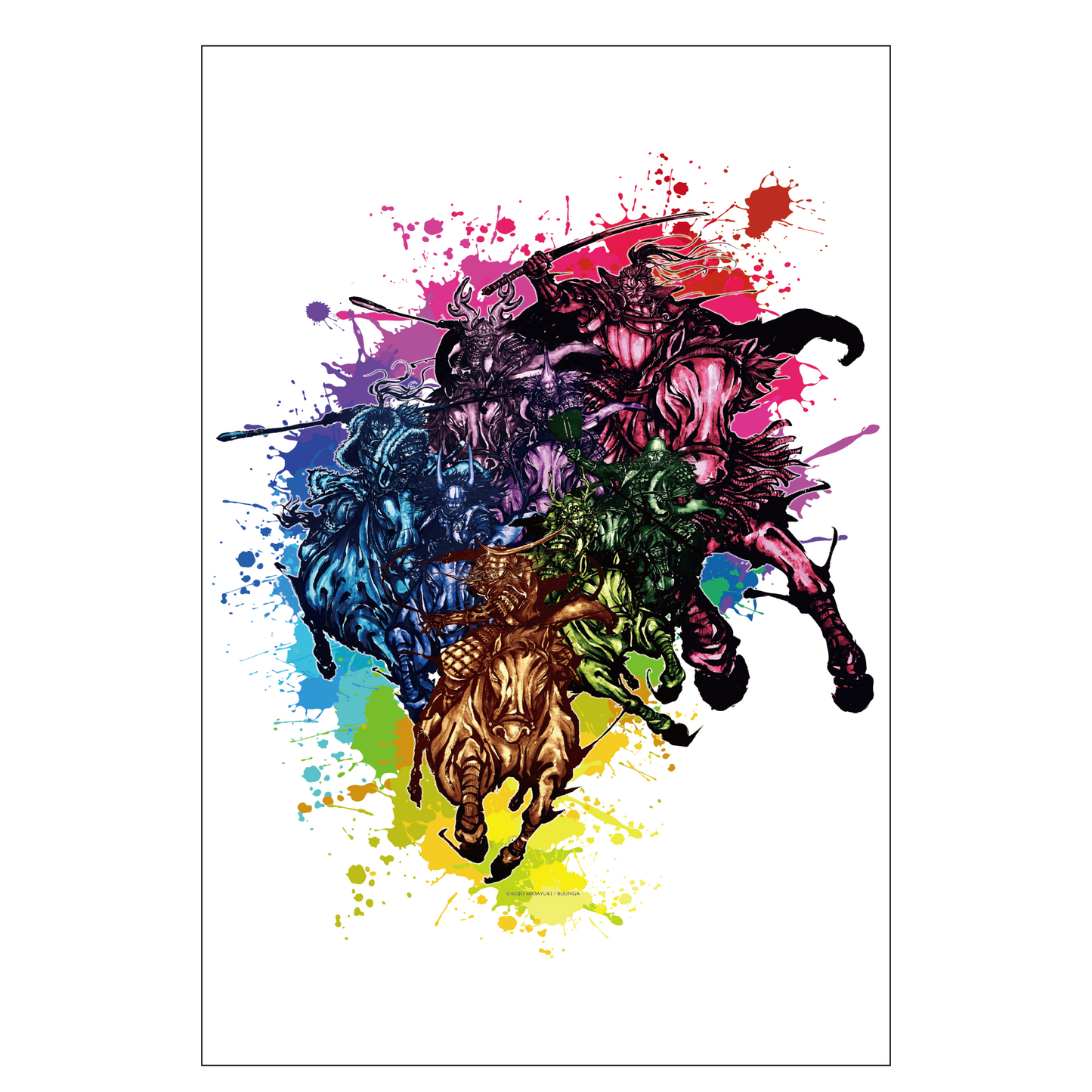 【BUJINGA】ポストカード コラボver(マルチ1)