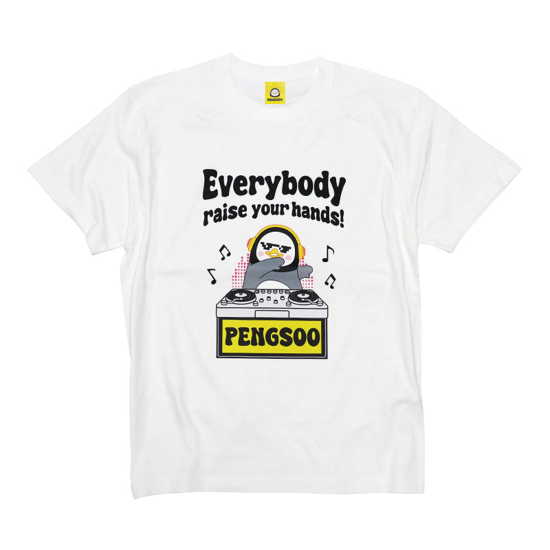 PENGSOO Tシャツ-D 白 Lサイズ