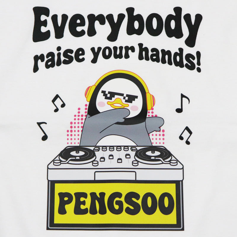 PENGSOO Tシャツ-D 白 Lサイズ