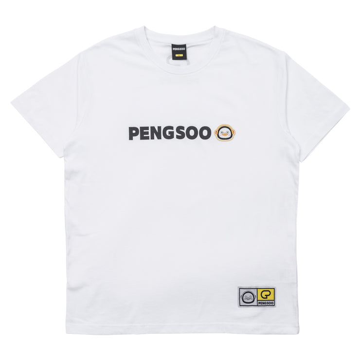 PENGSOO SM ワッペン付きTシャツ 白 Lサイズ (ステッカー付)