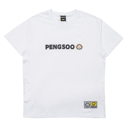 PENGSOO SM ワッペン付きTシャツ 白 Lサイズ (ステッカー付)