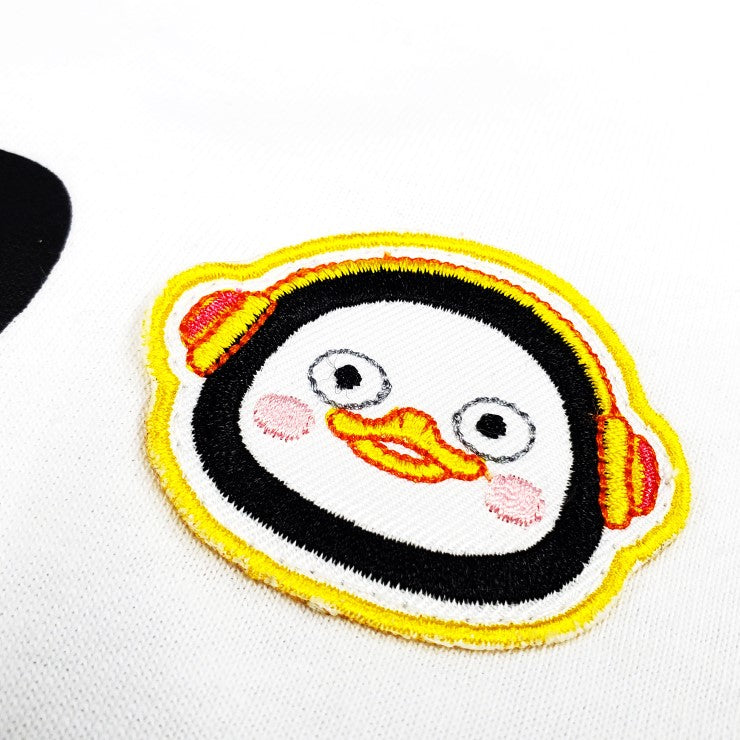 PENGSOO SM ワッペン付きTシャツ 白 Lサイズ (ステッカー付)