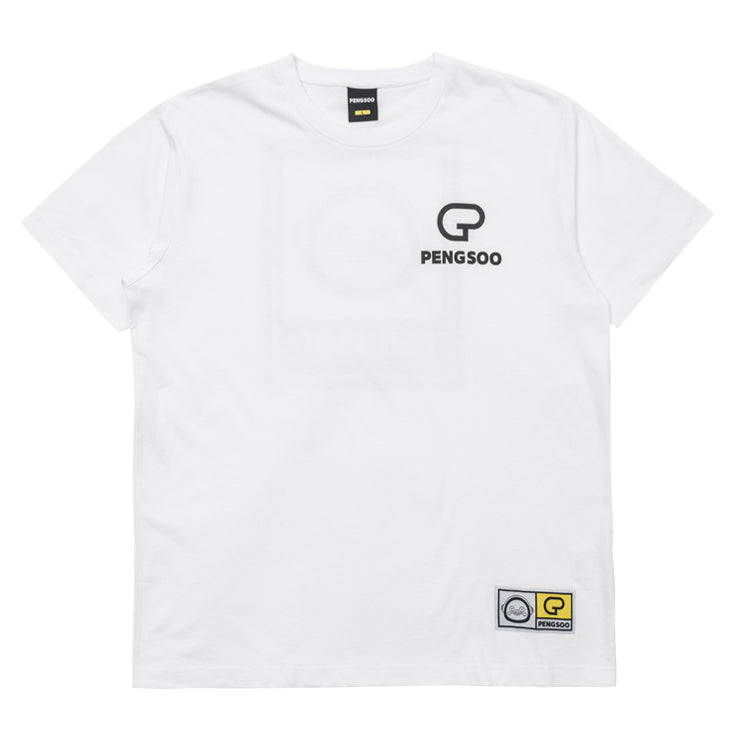 PENGSOO SM バックプリントTシャツ 白 3Lサイズ (ステッカー付)