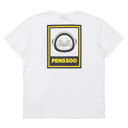 PENGSOO SM バックプリントTシャツ 白 3Lサイズ (ステッカー付)