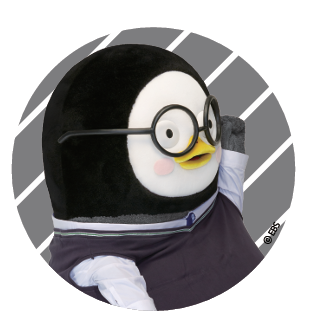 PENGSOO ダイカットステッカーS (ポートレートver.) - E