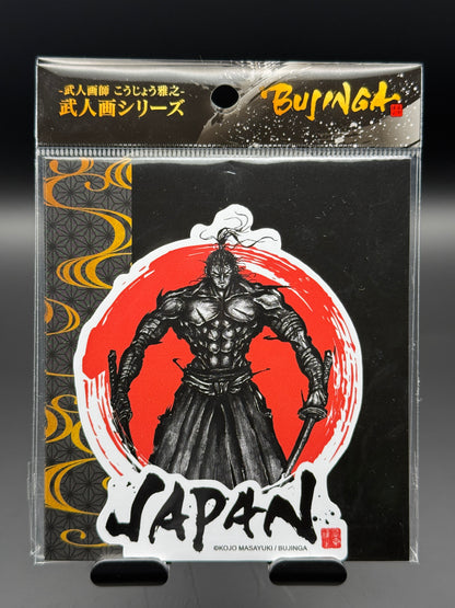 【BUJINGA】ラゲージステッカー『宮本武蔵』