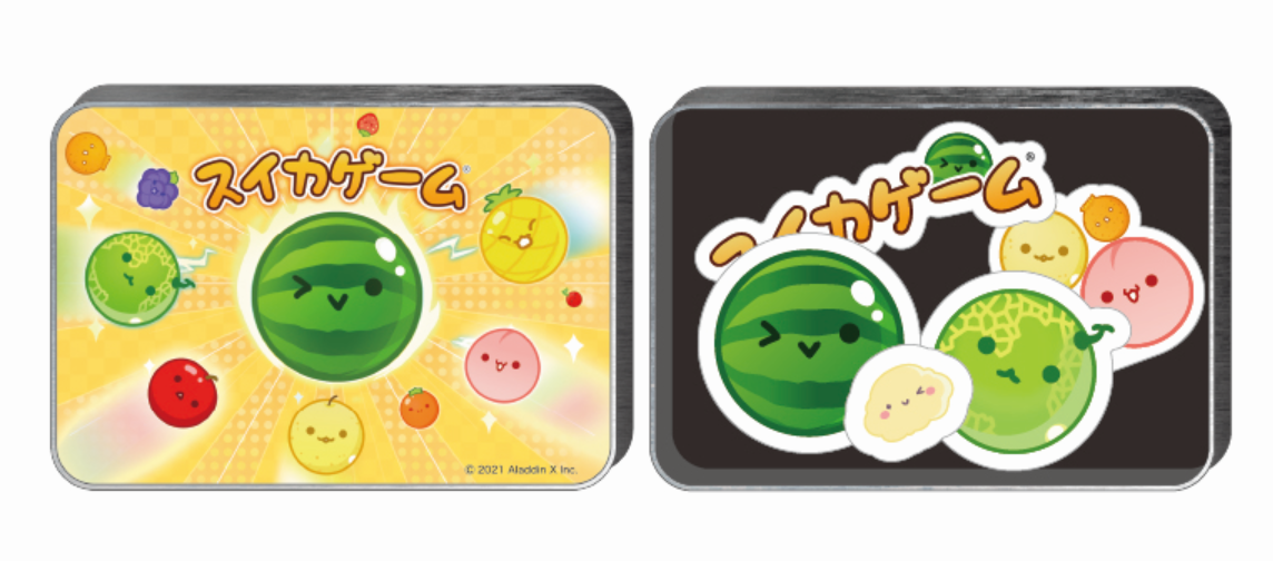 スイカゲーム®　マルチ缶（吸着ステッカー入り）A
