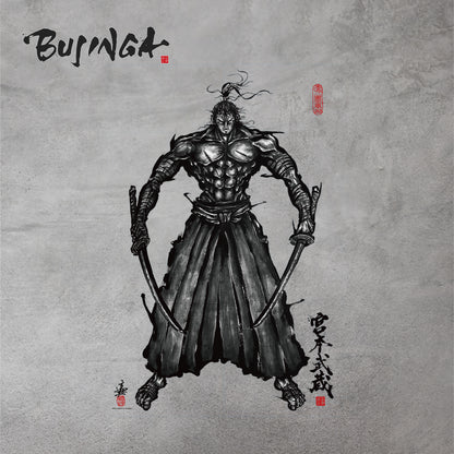 【BUJINGA】ウォールステッカー『宮本武蔵』