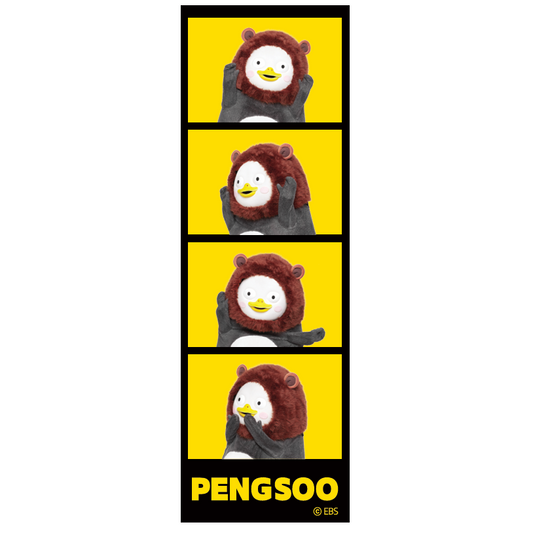 PENGSOO 4カットフォトステッカー(ポートレートver.)-B