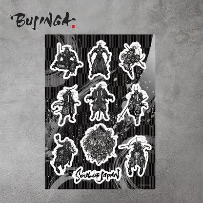 【BUJINGA】A4ステッカー