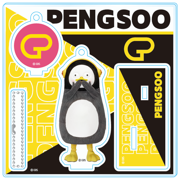 PENGSOO アクリルキーホルダースタンドM（ポートレート ver.）-B