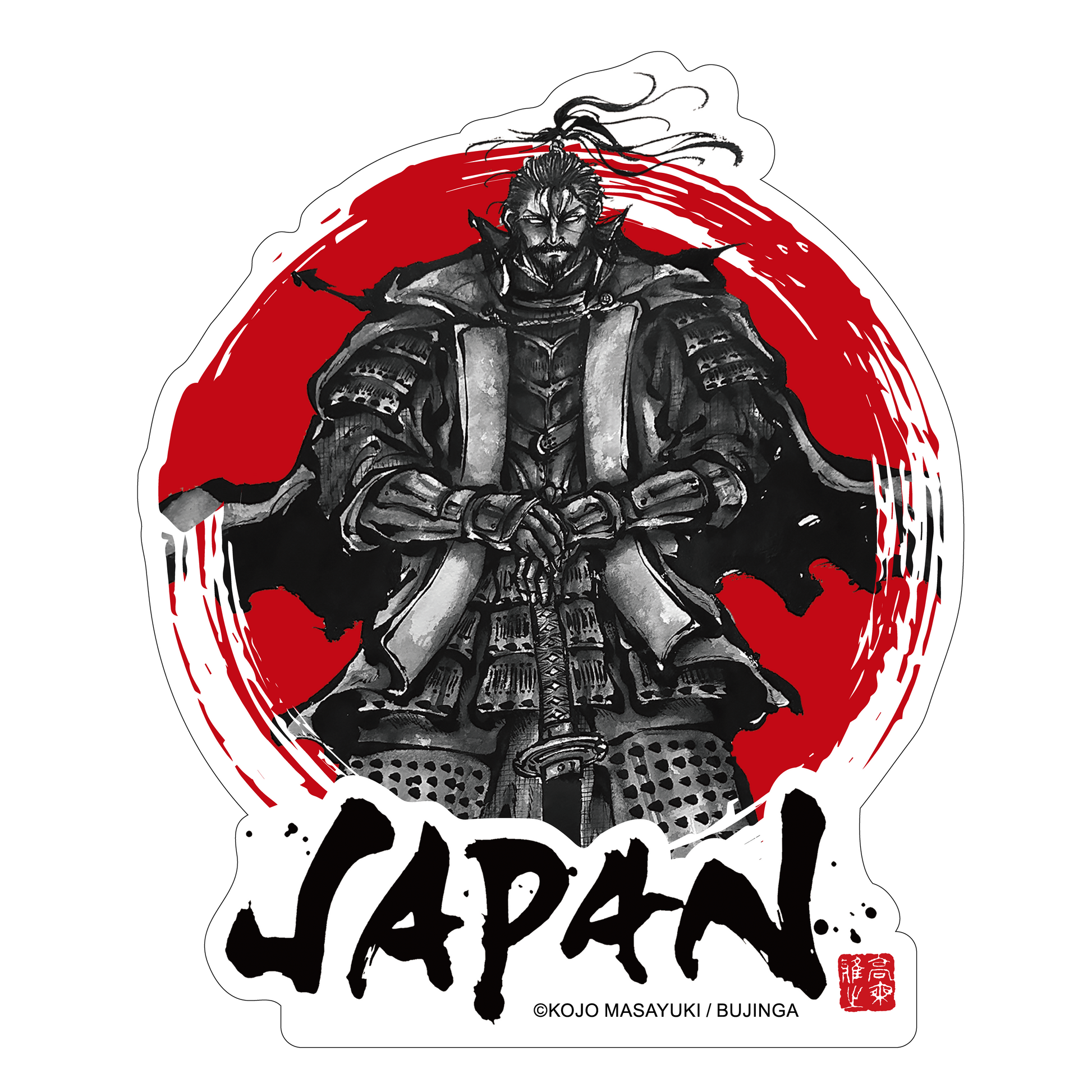 BUJINGA】ラゲージステッカー『織田信長』 – ZEN | キャラクター BUJINGA】ラゲージステッカー『織田信長』 – ZEN | キャラクター