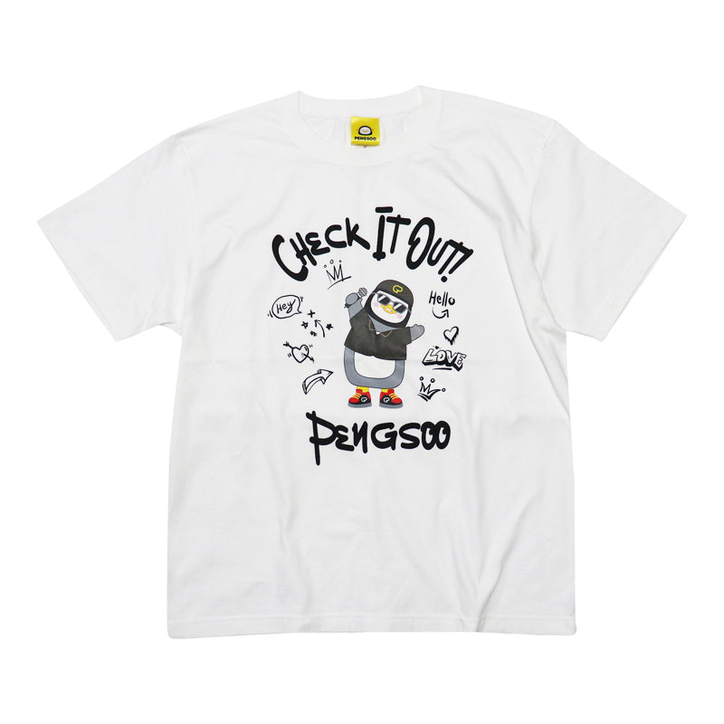 PENGSOO Tシャツ-C 白 Mサイズ
