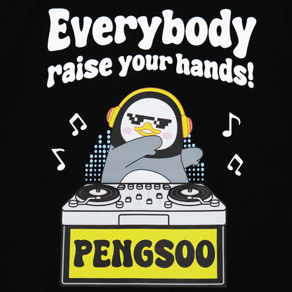 PENGSOO Tシャツ-D 黒 Lサイズ