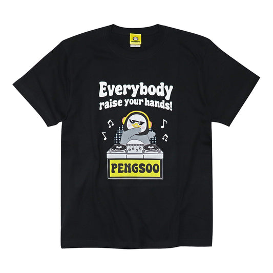 PENGSOO Tシャツ-D 黒 Mサイズ
